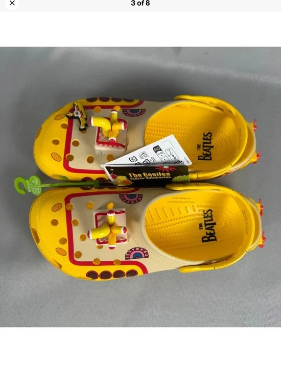 Crocs Beatles yellow submarine women size 9 men’s size 7 - Picture 6 of 7